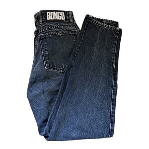 Vintage 90's BONGO High Rise Cotton Black Mom-Jeans